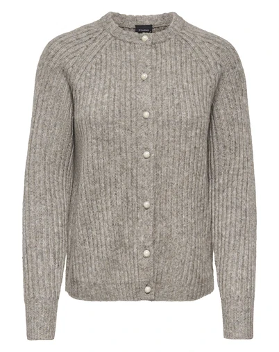 Only - ONLKalibu Strik Cardigan - Silver Mink
